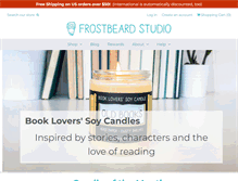 Tablet Screenshot of frostbeardstudio.com